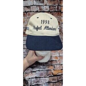 Vintage Michelin B.F. Goodrich Perfect Attendance Baseball Cap Adjustable Size